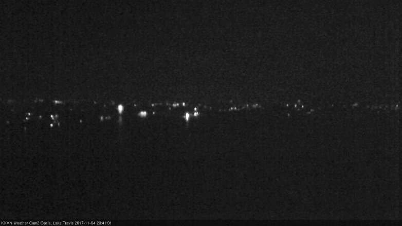 Lake Travis webcam, November 4, 2017 10:50 PM CT