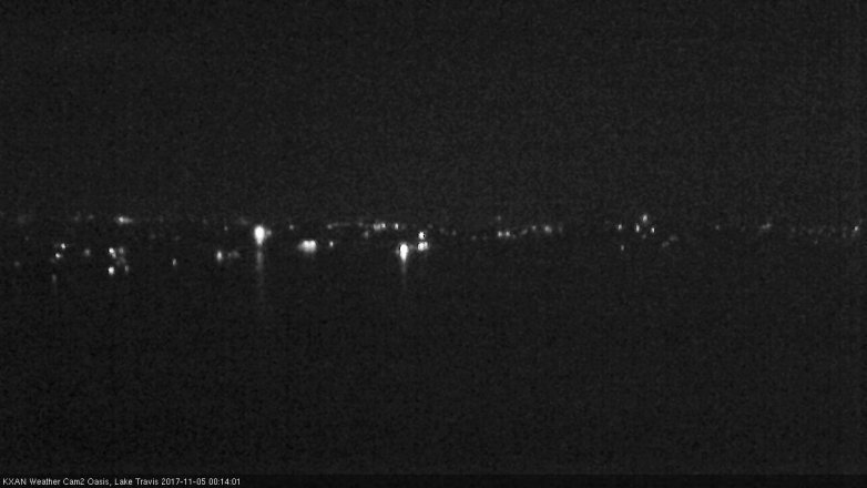 Lake Travis webcam, November 4, 2017 11:25 PM CT