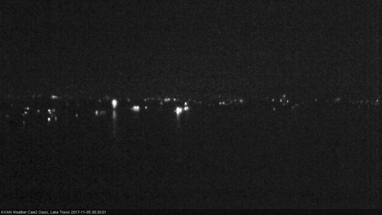 Lake Travis webcam, November 4, 2017 11:55 PM CT