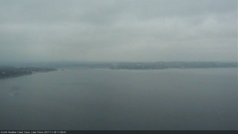Lake Travis webcam, November 5, 2017 10:05 AM CT