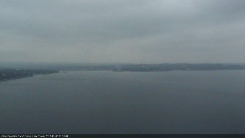 Lake Travis webcam, November 5, 2017 10:40 AM CT