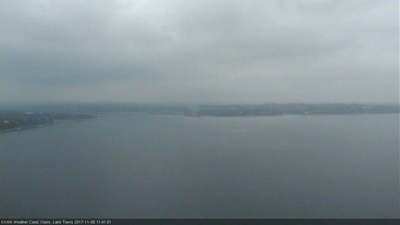 Lake Travis webcam, November 5, 2017 11:00 AM CT