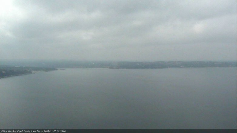 Lake Travis webcam, November 5, 2017 11:20 AM CT