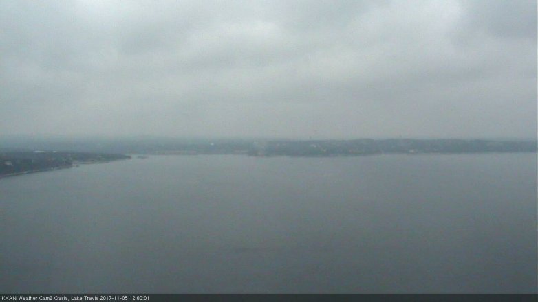 Lake Travis webcam, November 5, 2017 11:30 AM CT