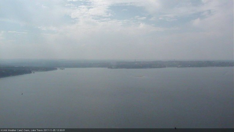 Lake Travis webcam, November 5, 2017 12:35 PM CT
