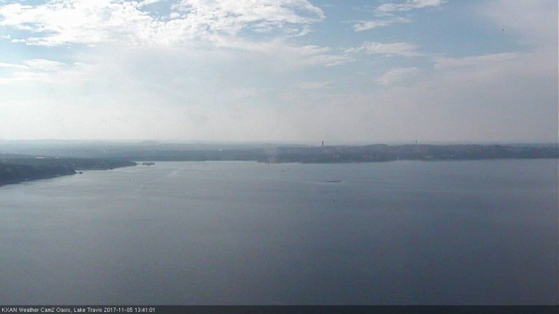 Lake Travis webcam, November 5, 2017 12:50 PM CT