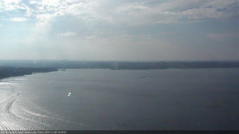 Lake Travis webcam, November 5, 2017 2:00 PM CT