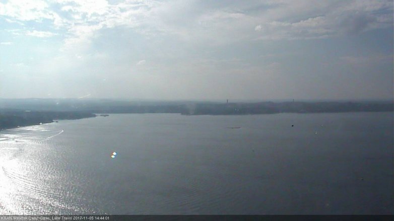 Lake Travis webcam, November 5, 2017 2:10 PM CT