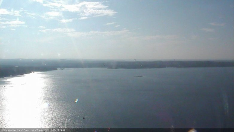 Lake Travis webcam, November 5, 2017 2:30 PM CT