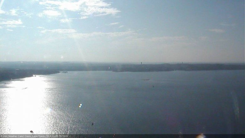Lake Travis webcam, November 5, 2017 2:45 PM CT