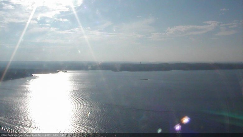 Lake Travis webcam, November 5, 2017 2:50 PM CT