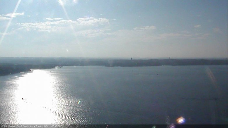 Lake Travis webcam, November 5, 2017 2:55 PM CT