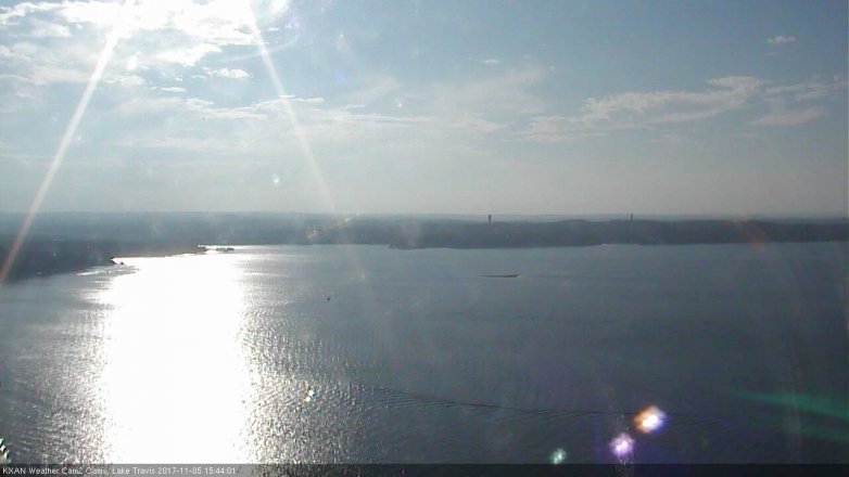Lake Travis webcam, November 5, 2017 3:05 PM CT