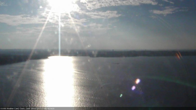 Lake Travis webcam, November 5, 2017 3:35 PM CT
