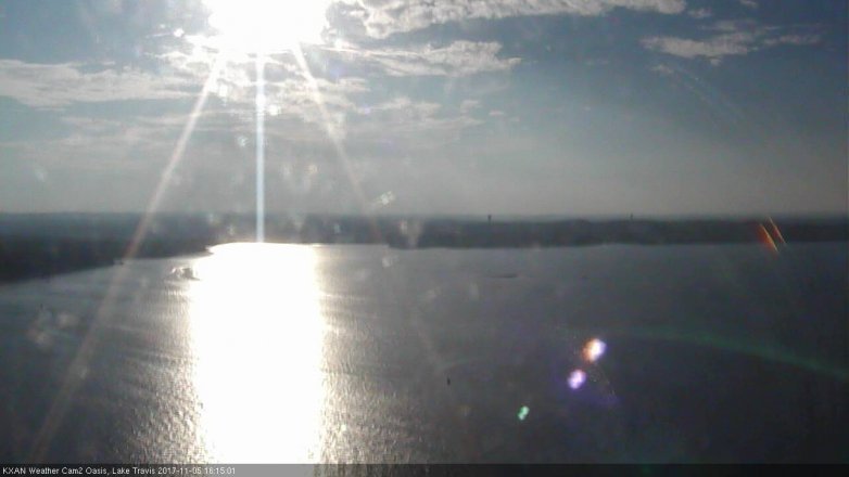 Lake Travis webcam, November 5, 2017 3:40 PM CT