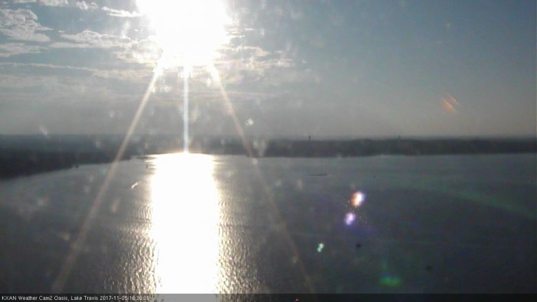 Lake Travis webcam, November 5, 2017 4:00 PM CT
