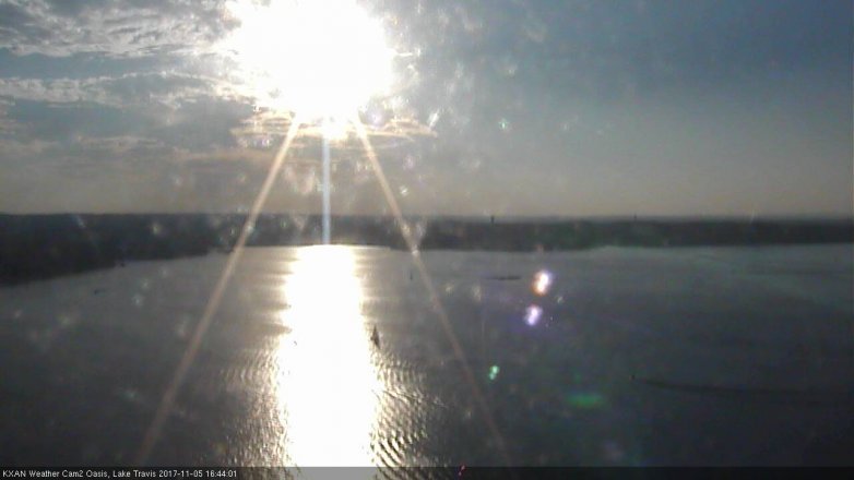 Lake Travis webcam, November 5, 2017 4:10 PM CT