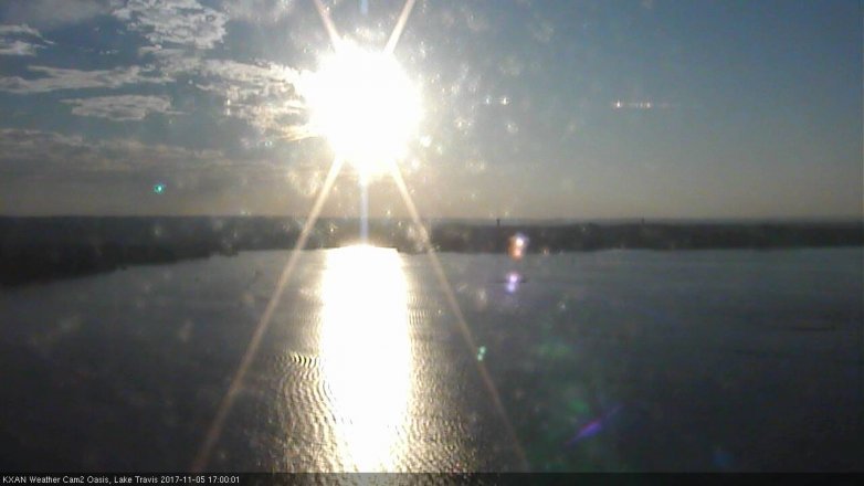 Lake Travis webcam, November 5, 2017 4:20 PM CT