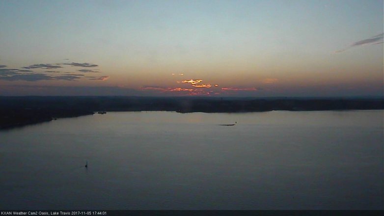 Lake Travis webcam, November 5, 2017 5:05 PM CT
