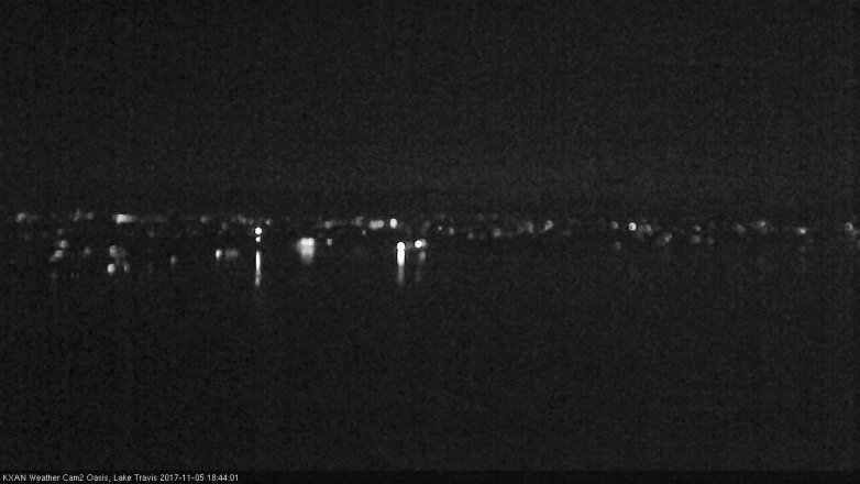 Lake Travis webcam, November 5, 2017 5:50 PM CT