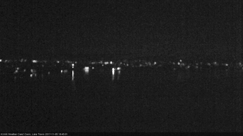 Lake Travis webcam, November 5, 2017 6:05 PM CT