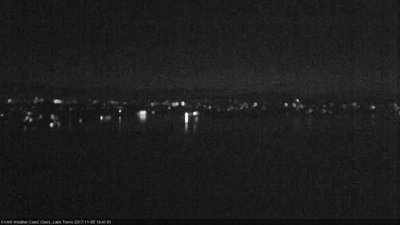 Lake Travis webcam, November 5, 2017 6:10 PM CT