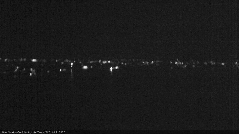 Lake Travis webcam, November 5, 2017 7:00 PM CT