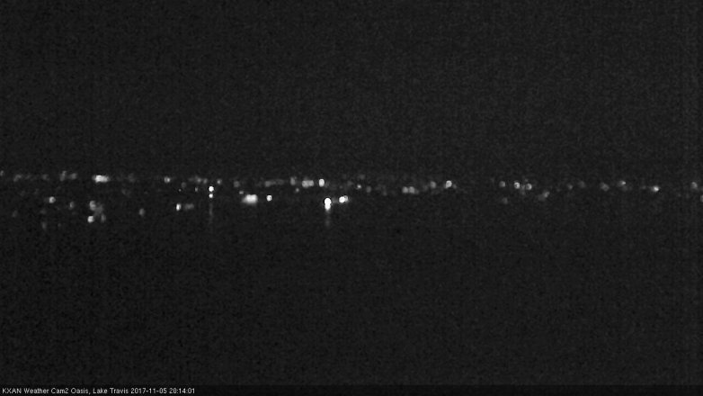 Lake Travis webcam, November 5, 2017 7:45 PM CT