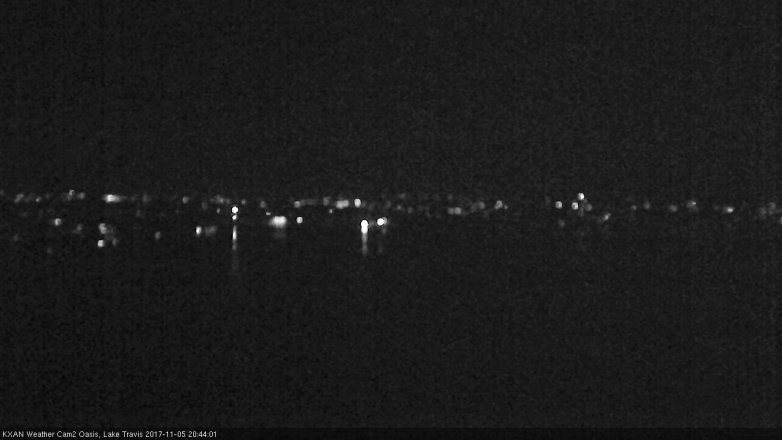 Lake Travis webcam, November 5, 2017 8:10 PM CT