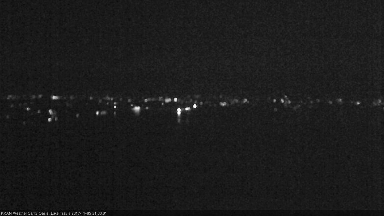 Lake Travis webcam, November 5, 2017 8:25 PM CT