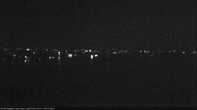 Lake Travis webcam, November 5, 2017 8:50 PM CT