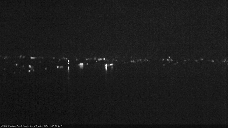 Lake Travis webcam, November 5, 2017 9:35 PM CT