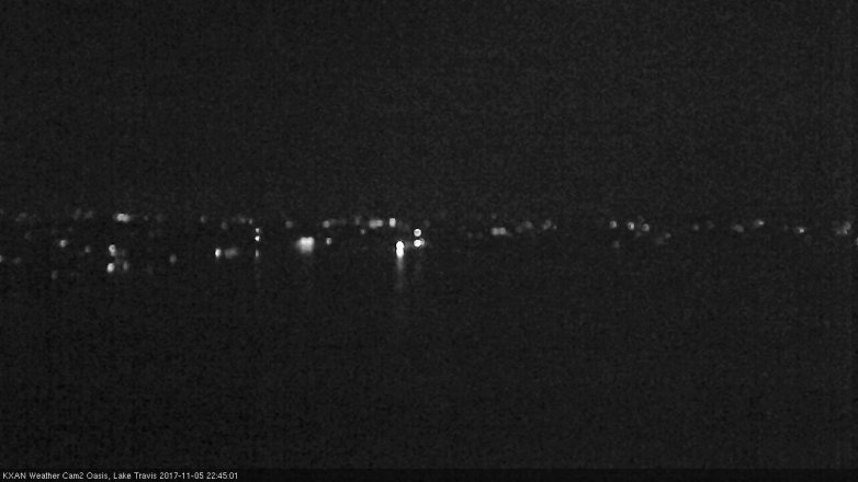 Lake Travis webcam, November 5, 2017 10:05 PM CT