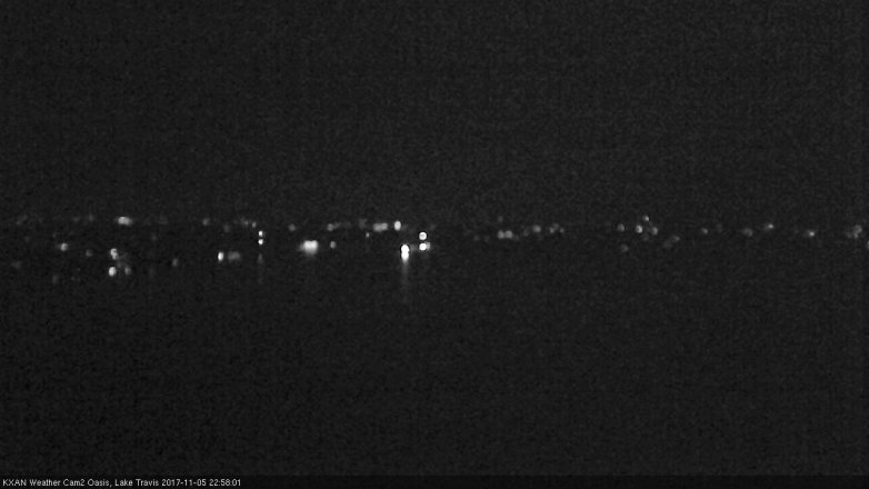Lake Travis webcam, November 5, 2017 11:05 PM CT