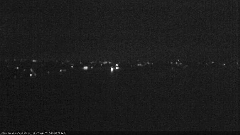 Lake Travis webcam, November 5, 2017 11:35 PM CT