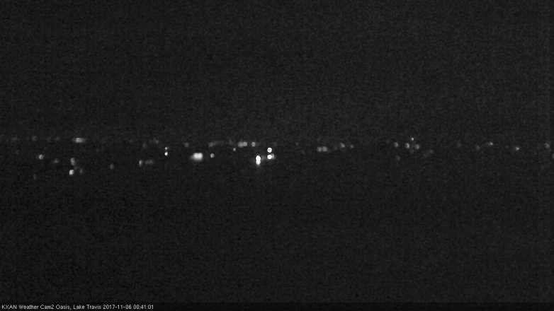 Lake Travis webcam, November 5, 2017 11:45 PM CT