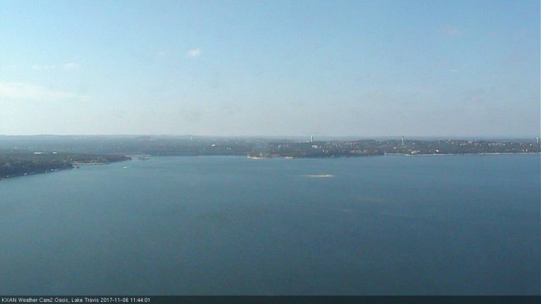 Lake Travis webcam, November 6, 2017 10:55 AM CT