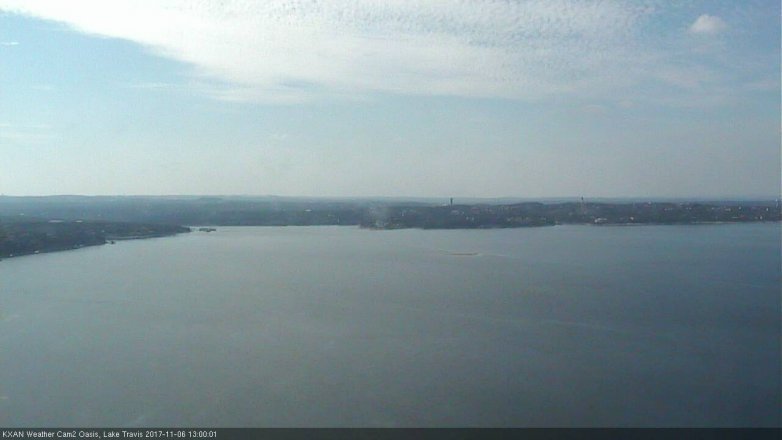 Lake Travis webcam, November 6, 2017 12:25 PM CT