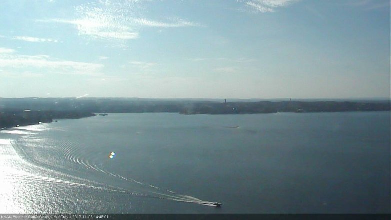 Lake Travis webcam, November 6, 2017 2:00 PM CT