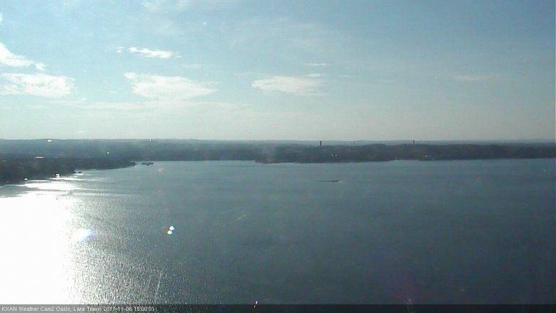 Lake Travis webcam, November 6, 2017 2:25 PM CT