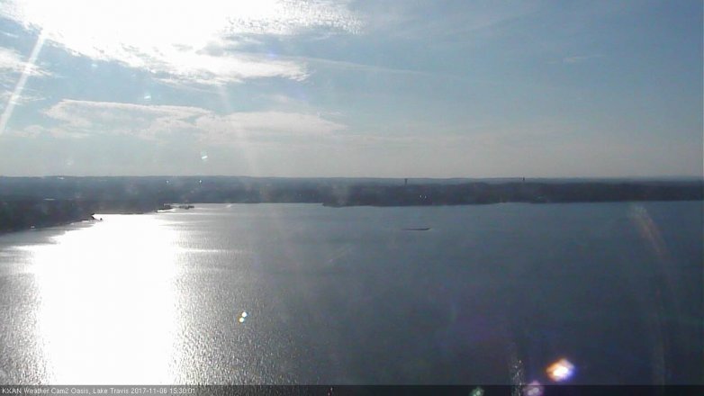 Lake Travis webcam, November 6, 2017 2:40 PM CT