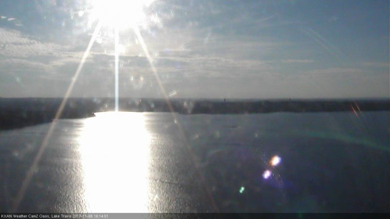 Lake Travis webcam, November 6, 2017 3:20 PM CT