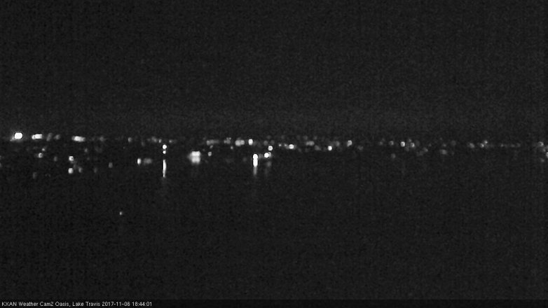 Lake Travis webcam, November 6, 2017 6:00 PM CT