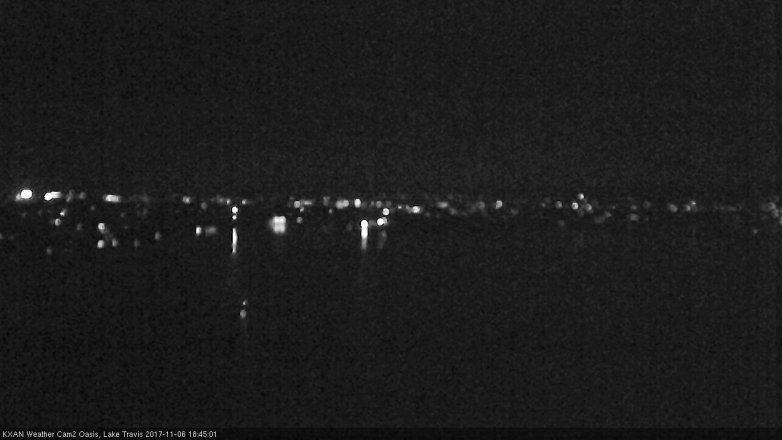 Lake Travis webcam, November 6, 2017 6:10 PM CT