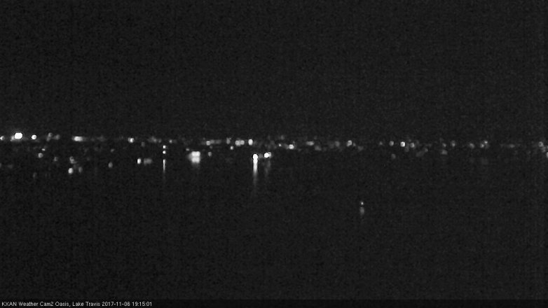 Lake Travis webcam, November 6, 2017 6:20 PM CT