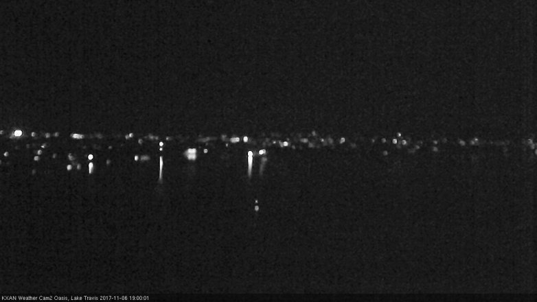 Lake Travis webcam, November 6, 2017 6:25 PM CT