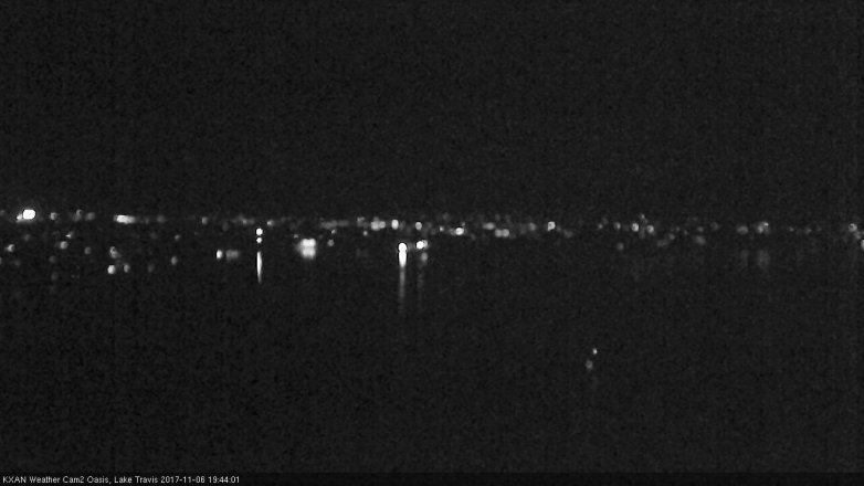 Lake Travis webcam, November 6, 2017 7:15 PM CT