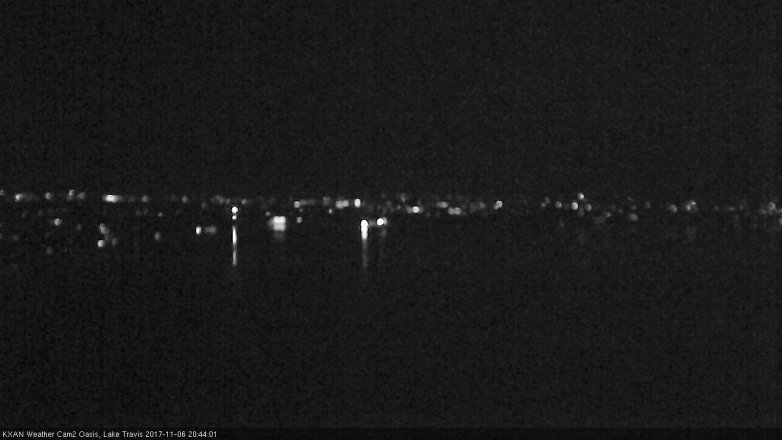 Lake Travis webcam, November 6, 2017 8:15 PM CT