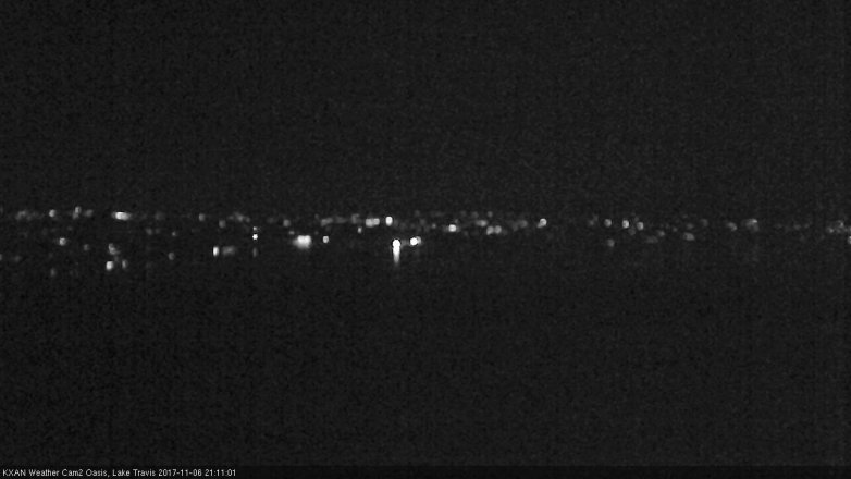 Lake Travis webcam, November 6, 2017 8:35 PM CT