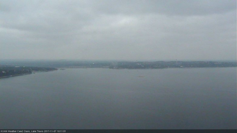 Lake Travis webcam, November 7, 2017 9:40 AM CT